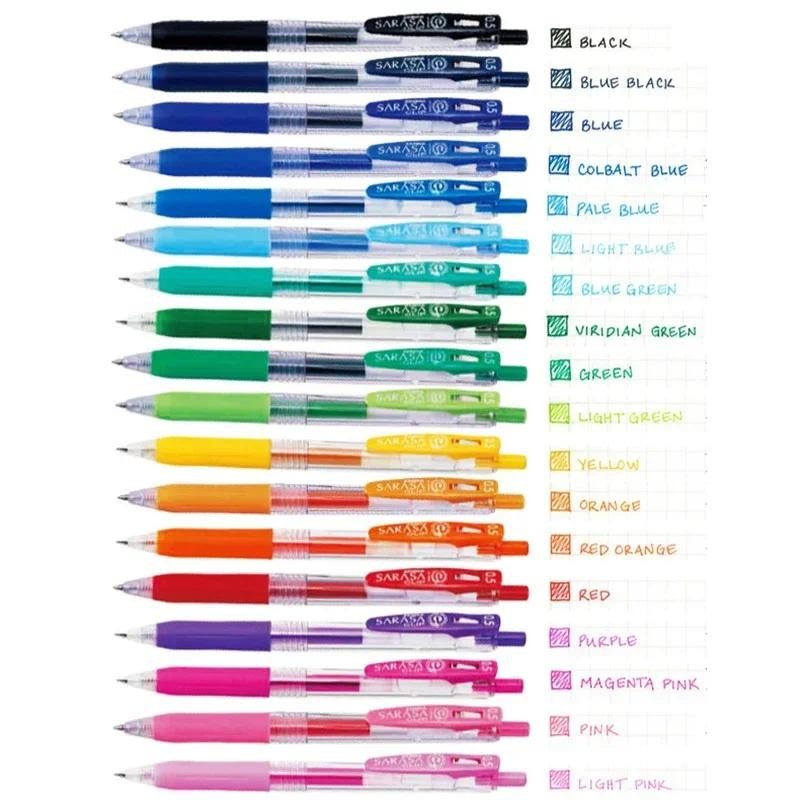

1pc Zebra Juice Gel Pen Retractable 0.5mm SARASA Clip Colored Pens for Journaling Doodling Painting Drawing Japanses Stationery