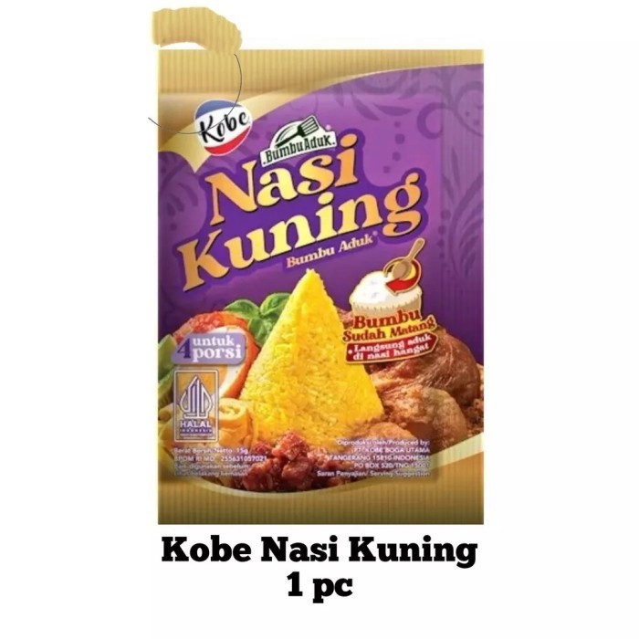 

NEW ITEM KOBE BUMBU NASI KUNING 15G BAHAN MASAK