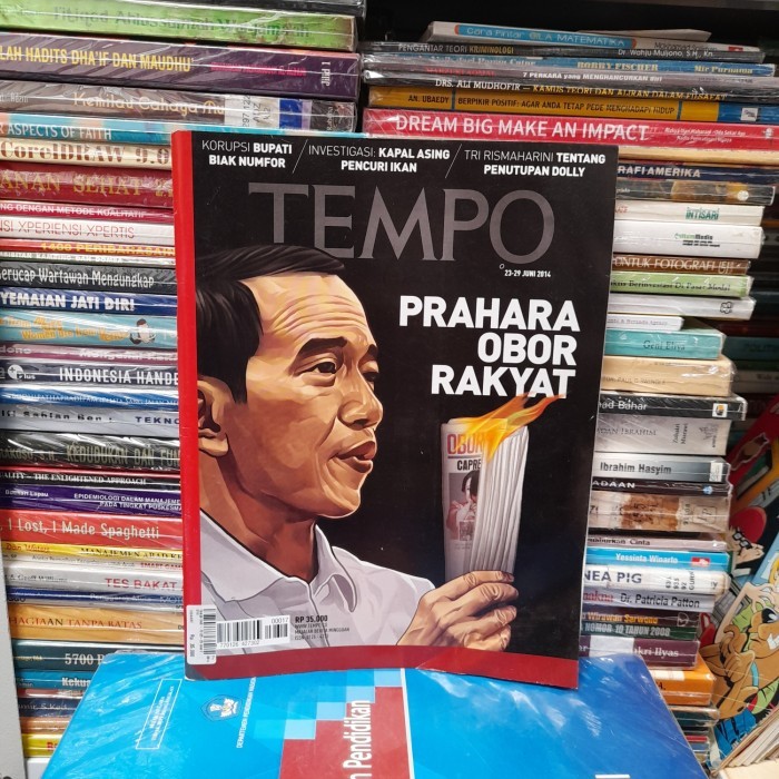 Ori Buku Majalah Tempo Prahara Obor Rakyat 23 29 Juni 2014