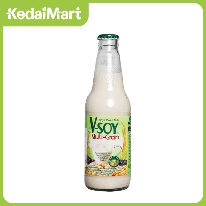 

NEW ITEM MINUMAN VSOY MULTI GRAIN GLASS BOTTLE 300ml