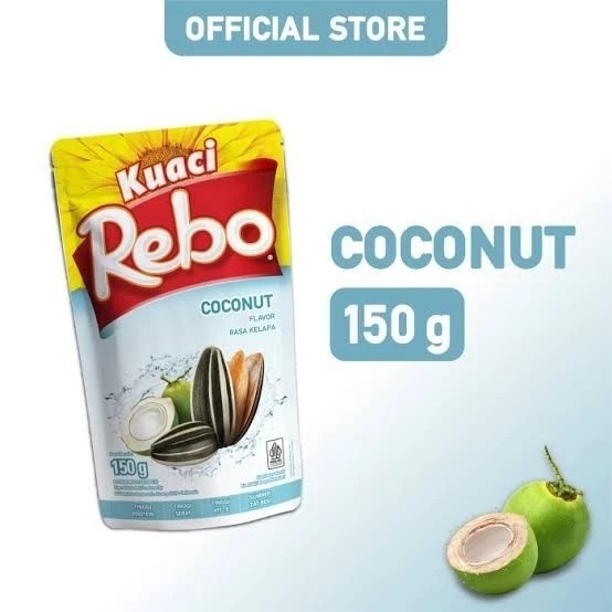 

NEW ITEM SNACK KUACI REBO COCONUT 150G
