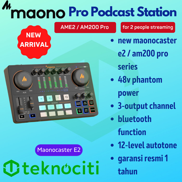 SALE - Paket MAONOCASTER AM200 Pro / E2 for Content Creator - Maonocaster E2