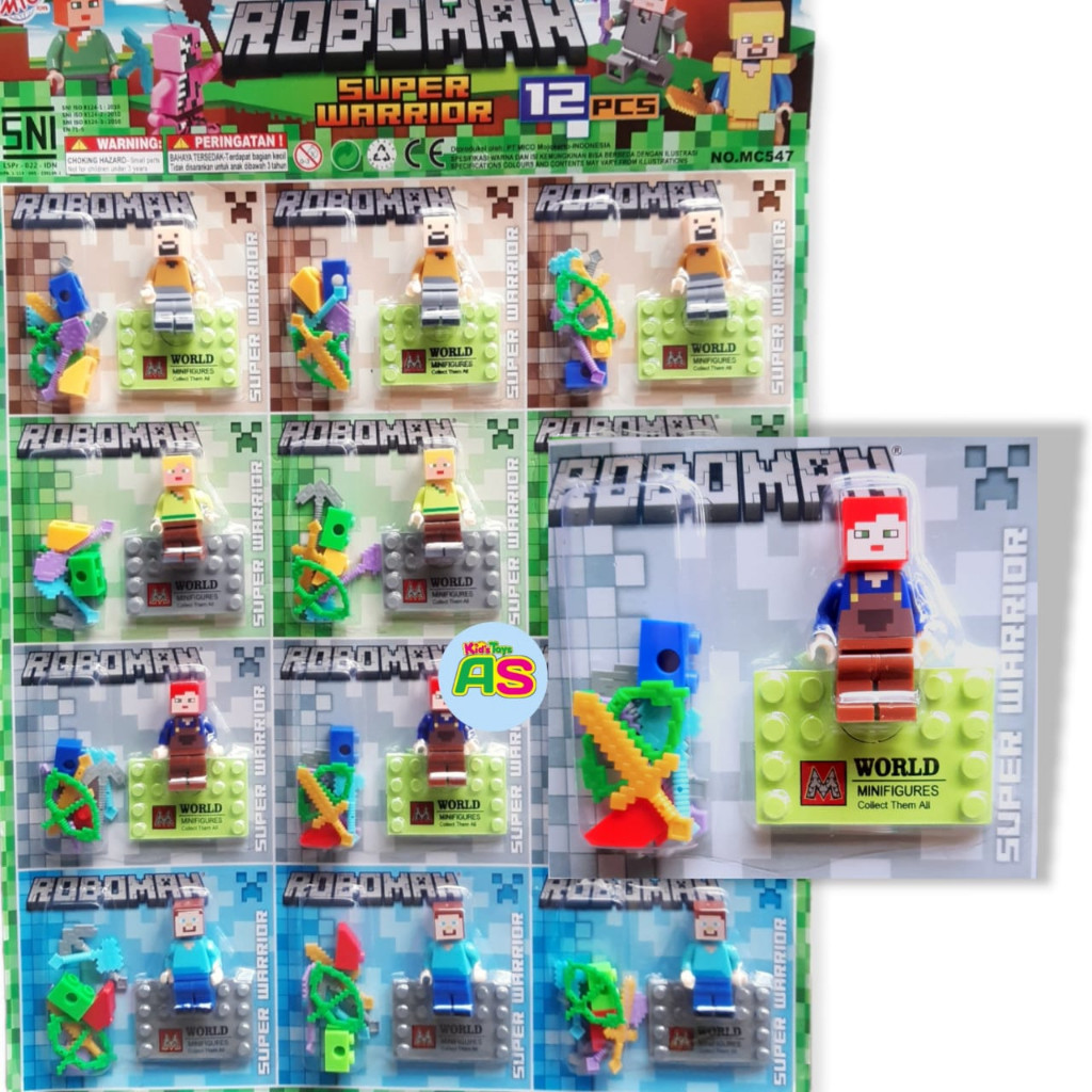 [ MARDATILA STORE ] 1 LEMBAR 12 PCS ROBOT ROBOMAN NINJA HERO NEW STYLE /ROBOT ROBOMAN PEMBALAP / ROB