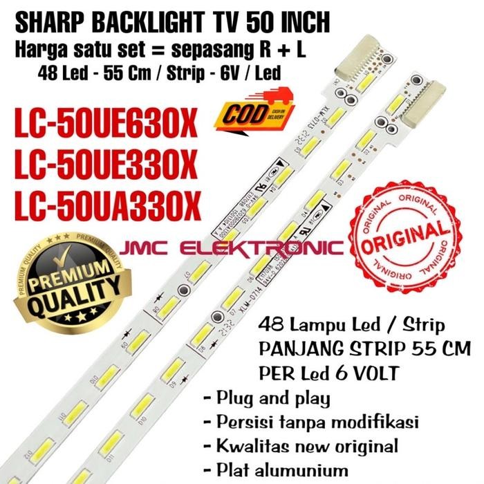 DK23 BACKLIGHT TV LED SHARP 50 INC LC50UA330 LC50UE330 LC50UE630 50UE630 50UE330 50UA330 LC50UE330X 