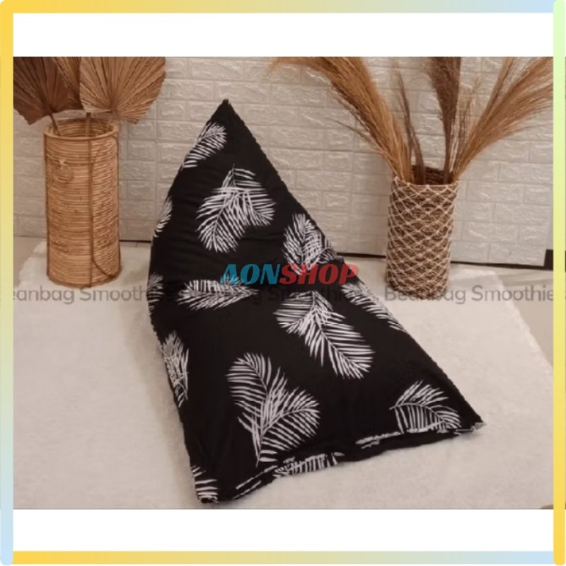 [AS] Bean Bag Triangle Plus Isi Size Dewasa Sofa Kekinian Sofa Santai Pantai Cafe