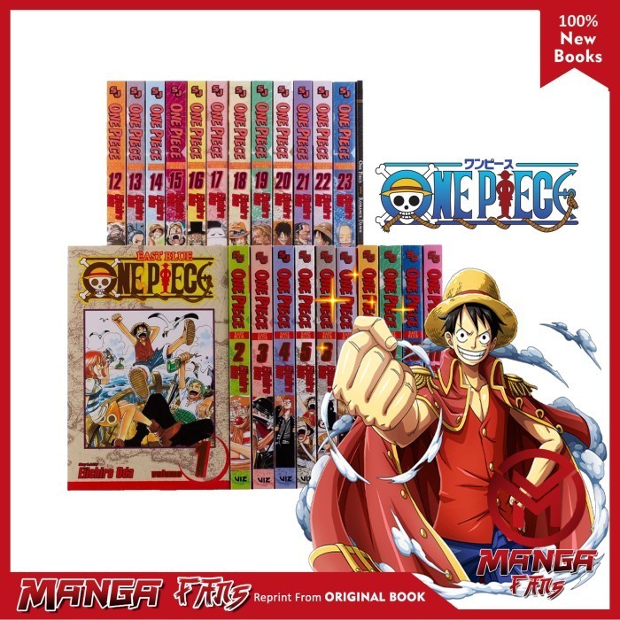 Komik One Piece, vol 1-108 (English)