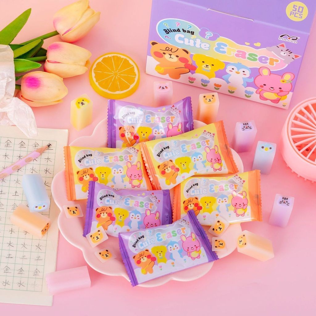 

Penghapus Pensil Karet Sekolah Motif Boneka Bahan Import Lucu COD 1120