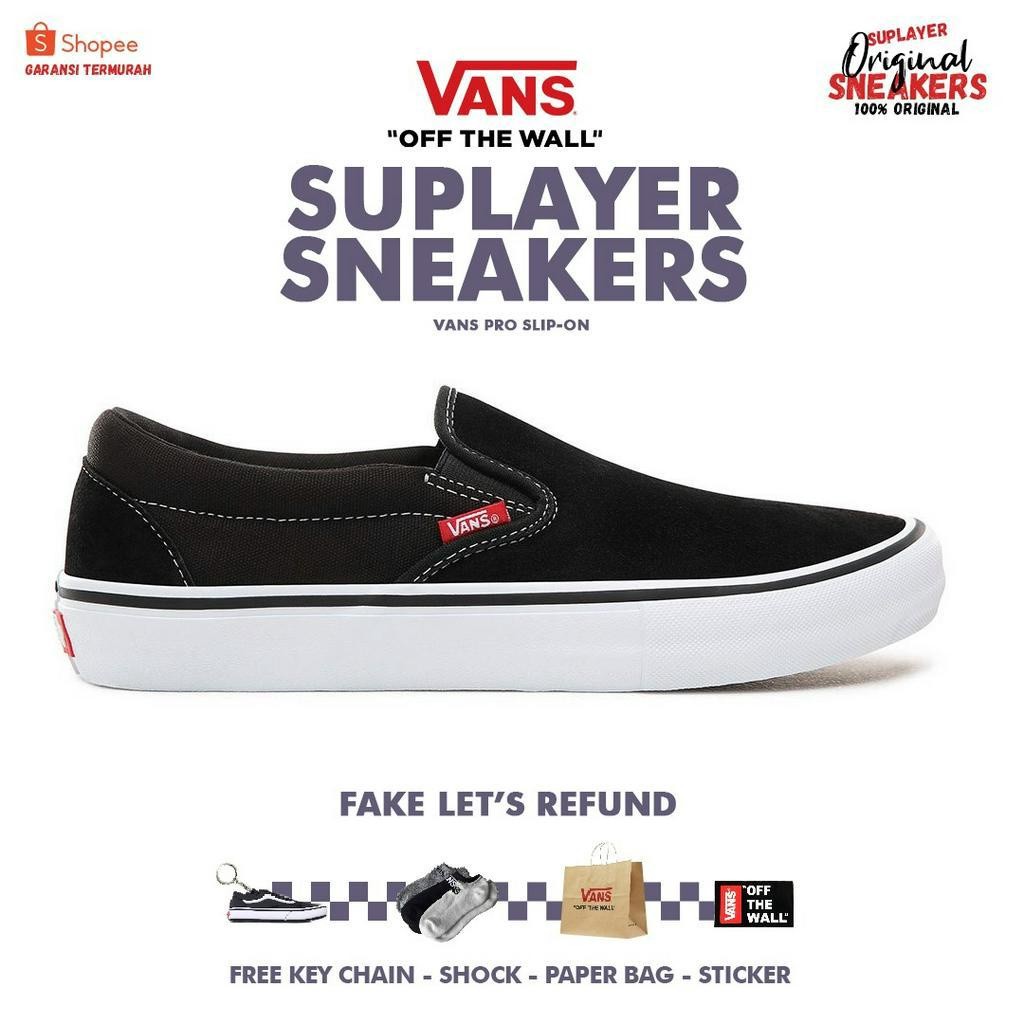 Vans Slip On Pro Original Black White BNIB