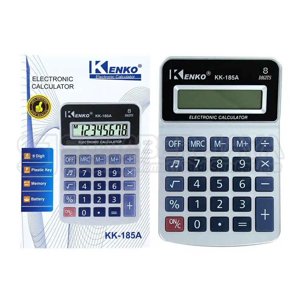 

Kalkulator Saku Practical Calculator 8 Digit KK 185A Box Putih Best Seller