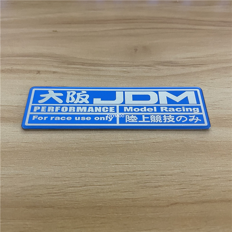 

Stainless Steel Metal Sticker for Words JDM Performance Model Race Laser Printing Decal Auto Interior Outside Decoration Tape