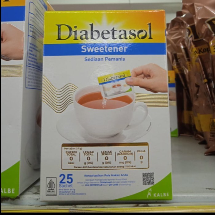 

DIABETASOL SWEETENER 25 sachet