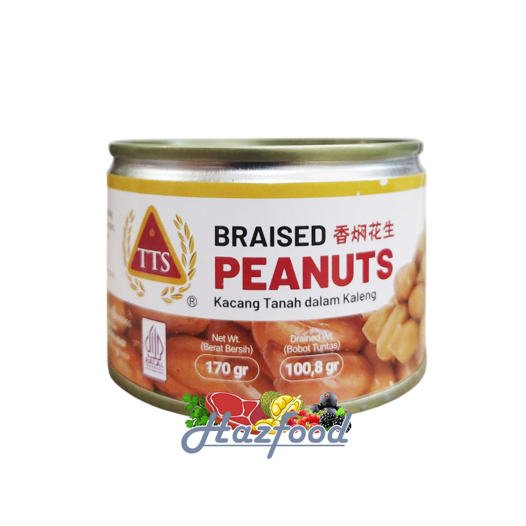 

TTS Braised Peanuts / Kacang Tanah Rebus dalam Kaleng 170 gram