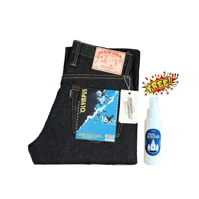 Izhman Denim - Olympus 16oz Celana Denim Selvadge Accent - Super Deep Indigo