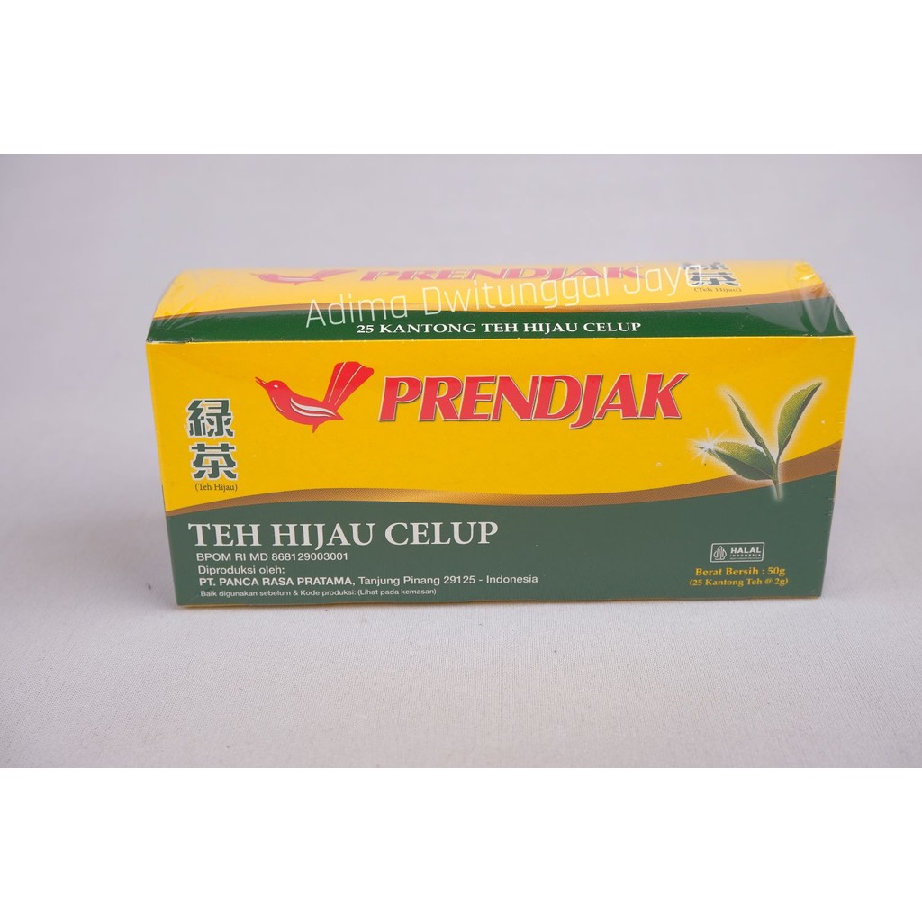 

Prendjak Green Tea/Teh Celup Hijau 25's x 2gr