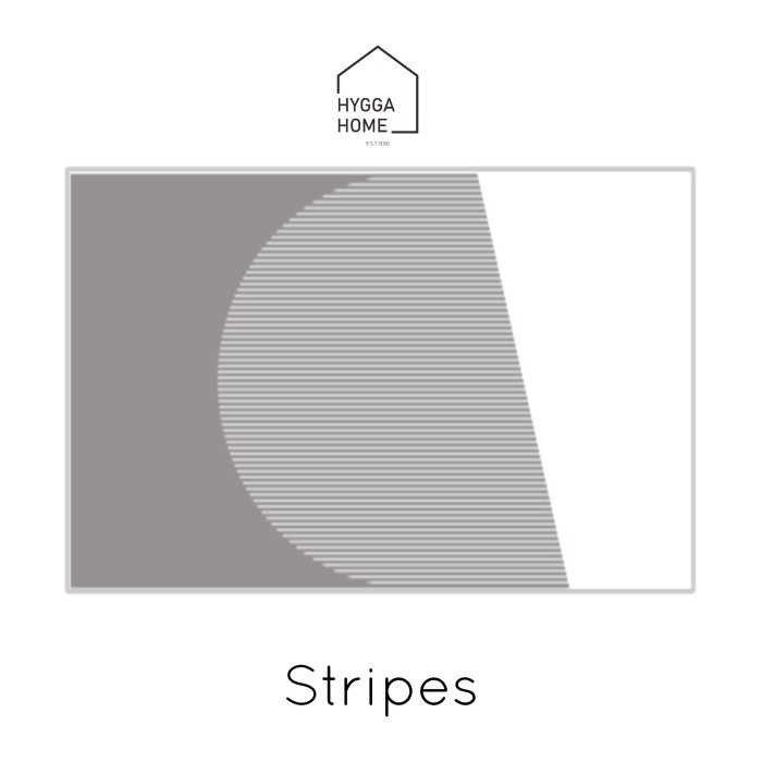 Keset Gulung Super Serap Air Anti-Slip/Keset marmer/Absorbent Bath Mat - Stripes