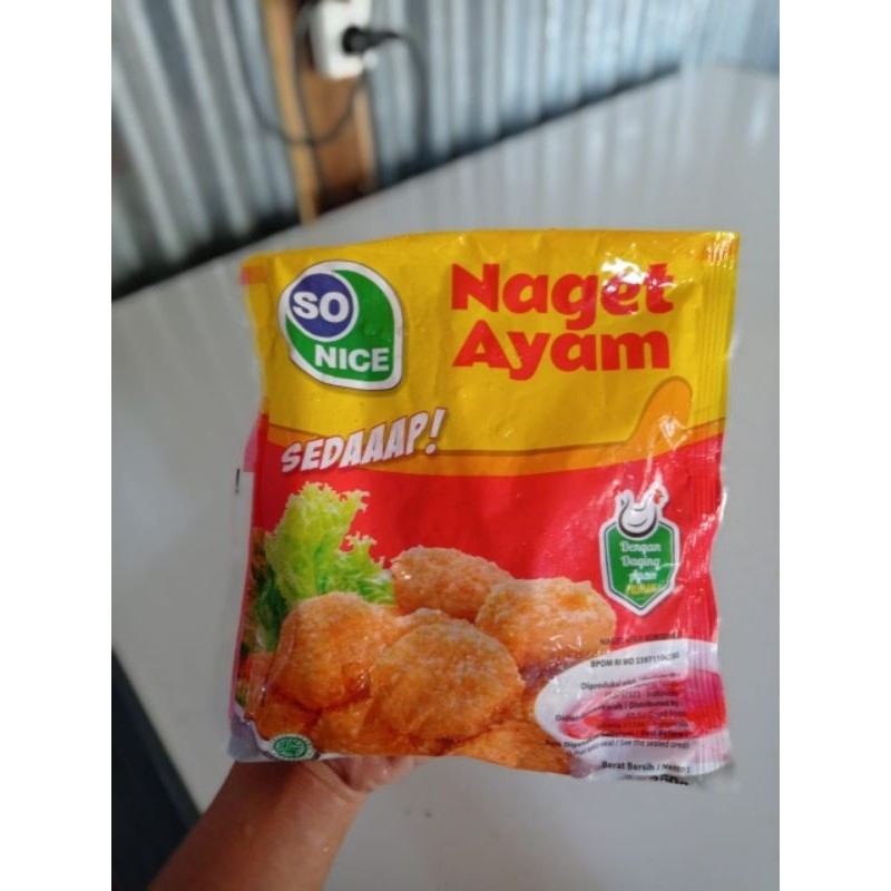 

(DERIFROZEN) Naget Ayam So Nice 250 gr