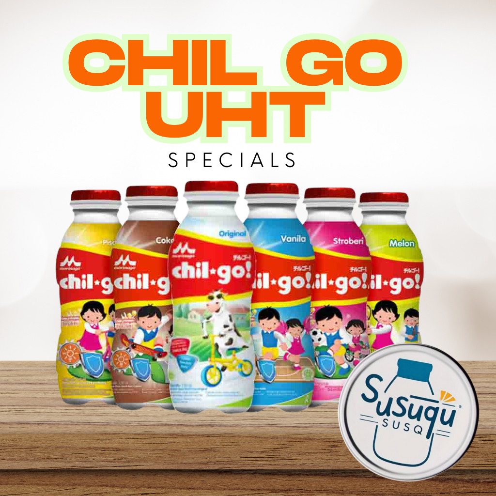 

Chil Go UHT Dari Morinaga 6 Botol Susu Cair Rasa Coklat Vanilla Strawberry