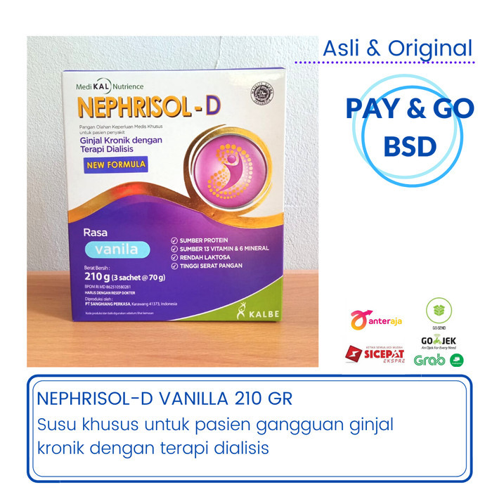 

[[Promo]]BEST SELLER NEPHRISOL D VANILLA-NEPHRISOL D VANILA 231 GR-TERAPI DIALISIS