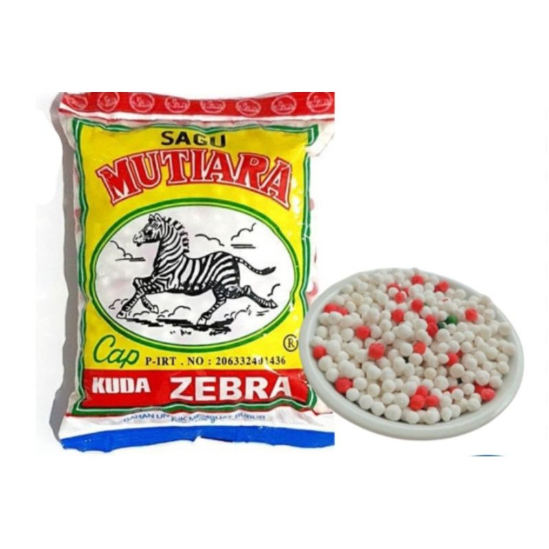 

SAGU MUTIARA CAP KUDA ZEBRA 100 G - ABH
