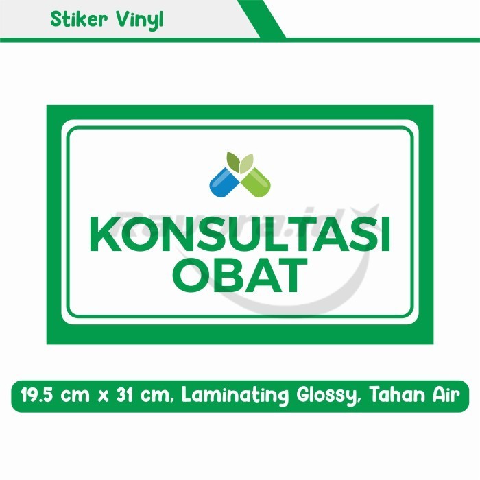 

Stiker Penerimaan Resep dan Penyerahan Obat