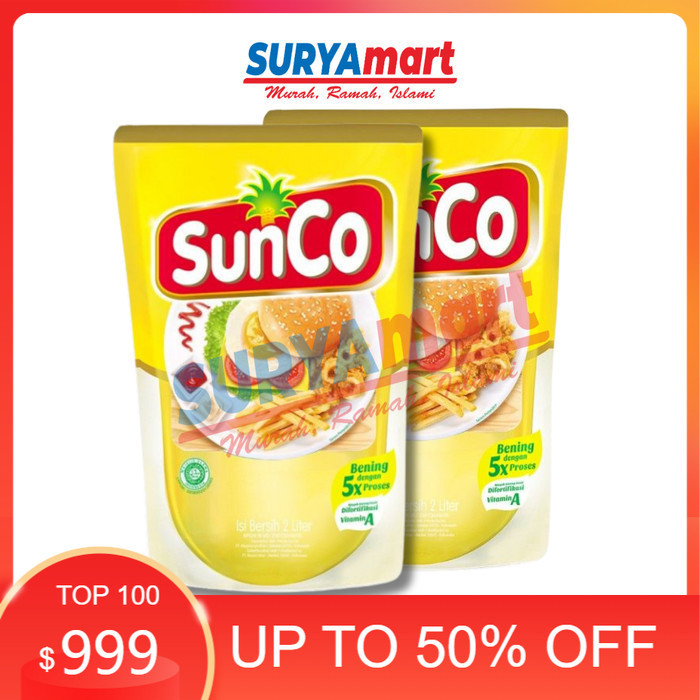 

Sunco Minyak Goreng Refill 2 Liter Best Seller