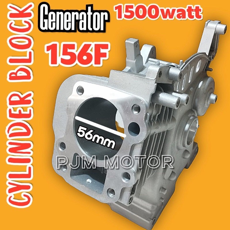 

156 Cylinder block blok boring crankcase mesin genset 4 tak 56mm 1500watt amplas