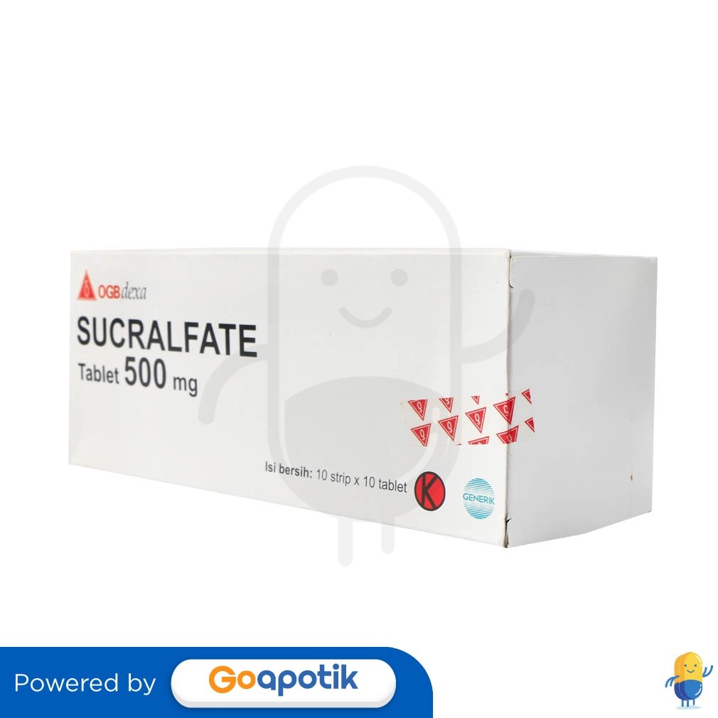Sucralfate Ogb Dexa Medica 500 Mg Box 100 Tablet / Obat Maag
