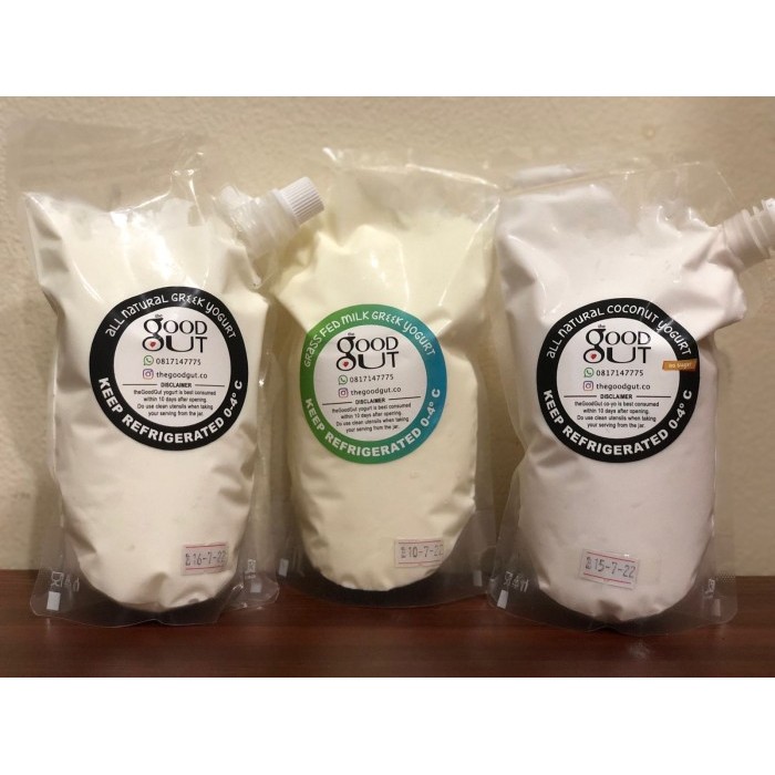 

The Good Gut : Greek Yogurt Jar 475gr & Pouch 525gr - Pouch 525gr