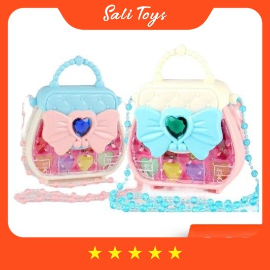 Mainan Murah Mainan Kosmetik Anak-Anak Set Tidak Beracun Putri Kecil Makeup Tas Mainan Anak bagus lu