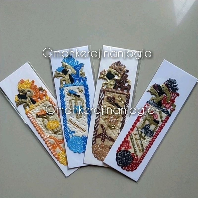 

souvenir , 1pcs souvenir pembatas buku , bookmark oleh oleh khas jogja