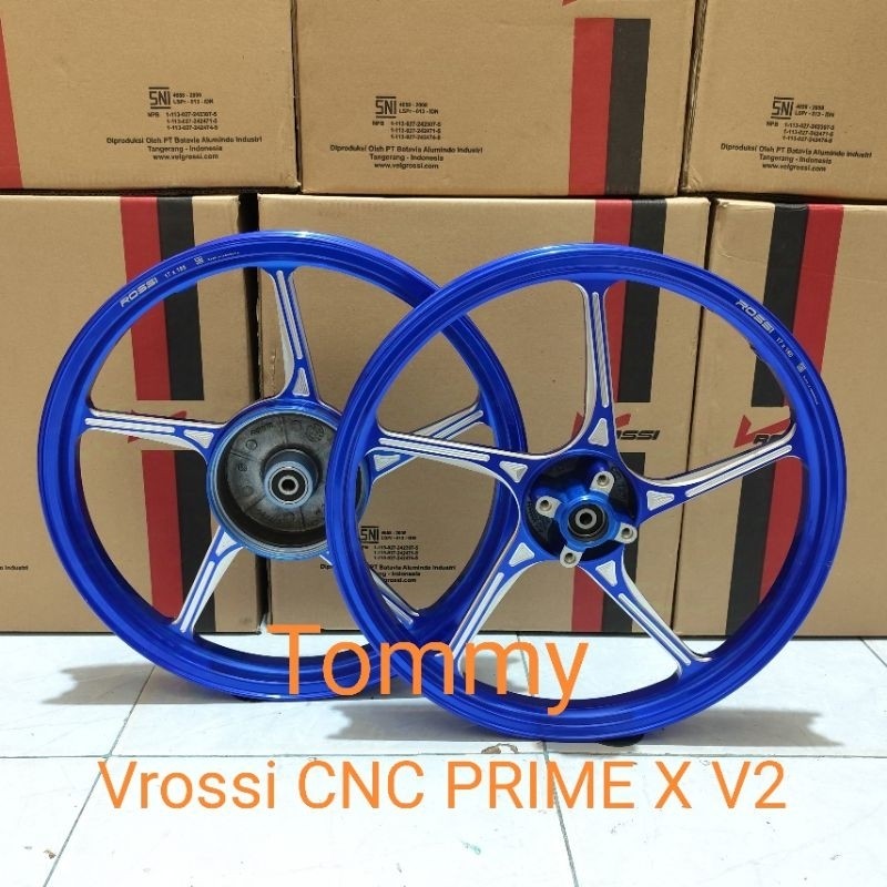 Velg Vrossi Jupiter Z Mx Old Vega ZR F1ZR V Rossi Sprint Prime Palang 5 160/185-17