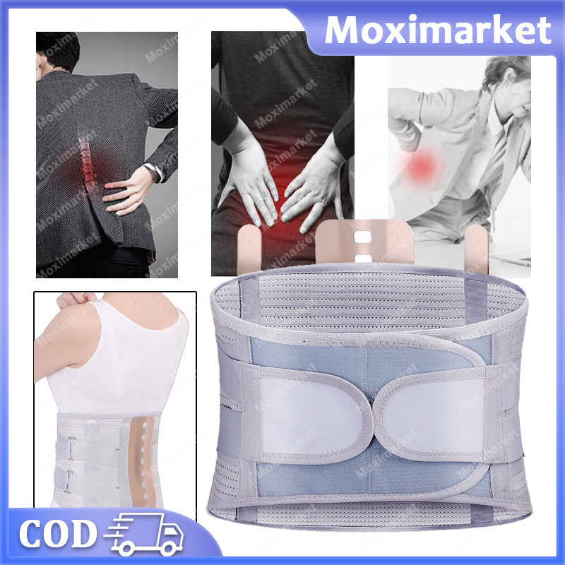 Korset Pria Korset Nyeri Pinggang Korset Lumbal Kompresi Saraf Tulang Belakang Sabuk Penyangga Pingg