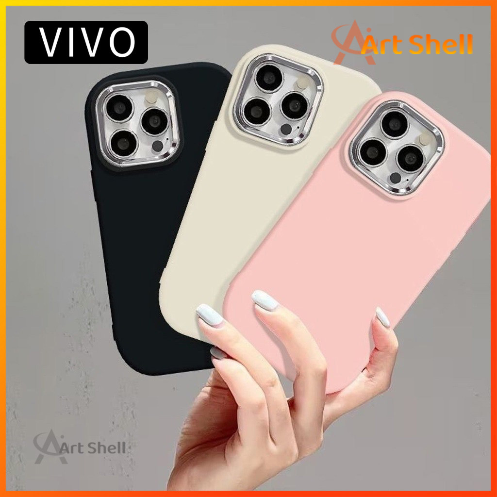 CHROME LENS CASE FOR VIVO Y17 Y12 Y15 Y11 Y17s Y28 Y20 Y20i Y20s Y12s Y50 Y30 Y30i Y15s Y15A Y01 Y21
