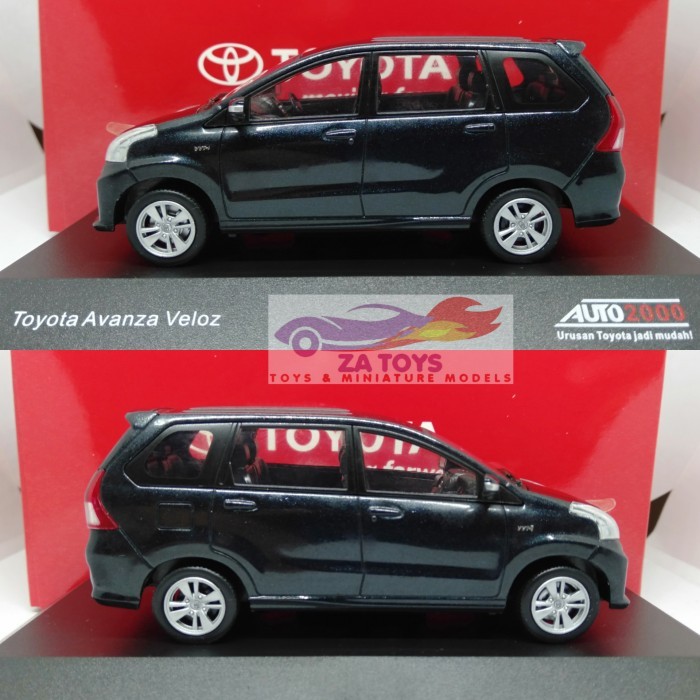 Pee99 Diecast Toyota Avanza Veloz Hitam by RIMS Dealerbox Skala 1:43
