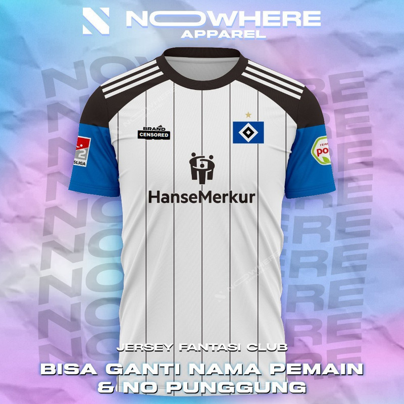 Mega jersey JERSEY Hamburg Home Away 3rd Third 2023 2024  terbaru