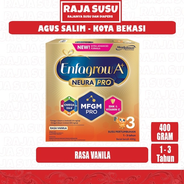 ENFAGROW A+ 3 VANILA 400 GR - RAJA SUSU Premium