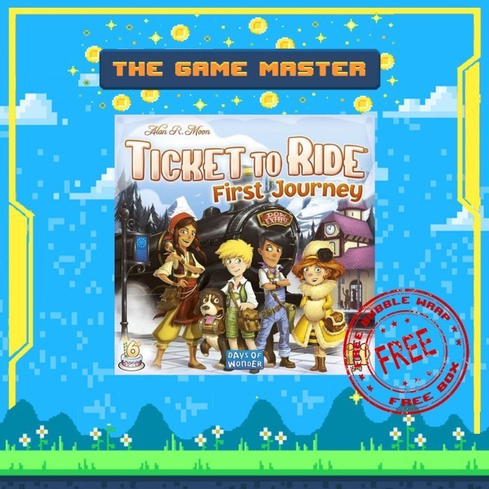 Ticket to Ride USA Europe Board Game - First Journey