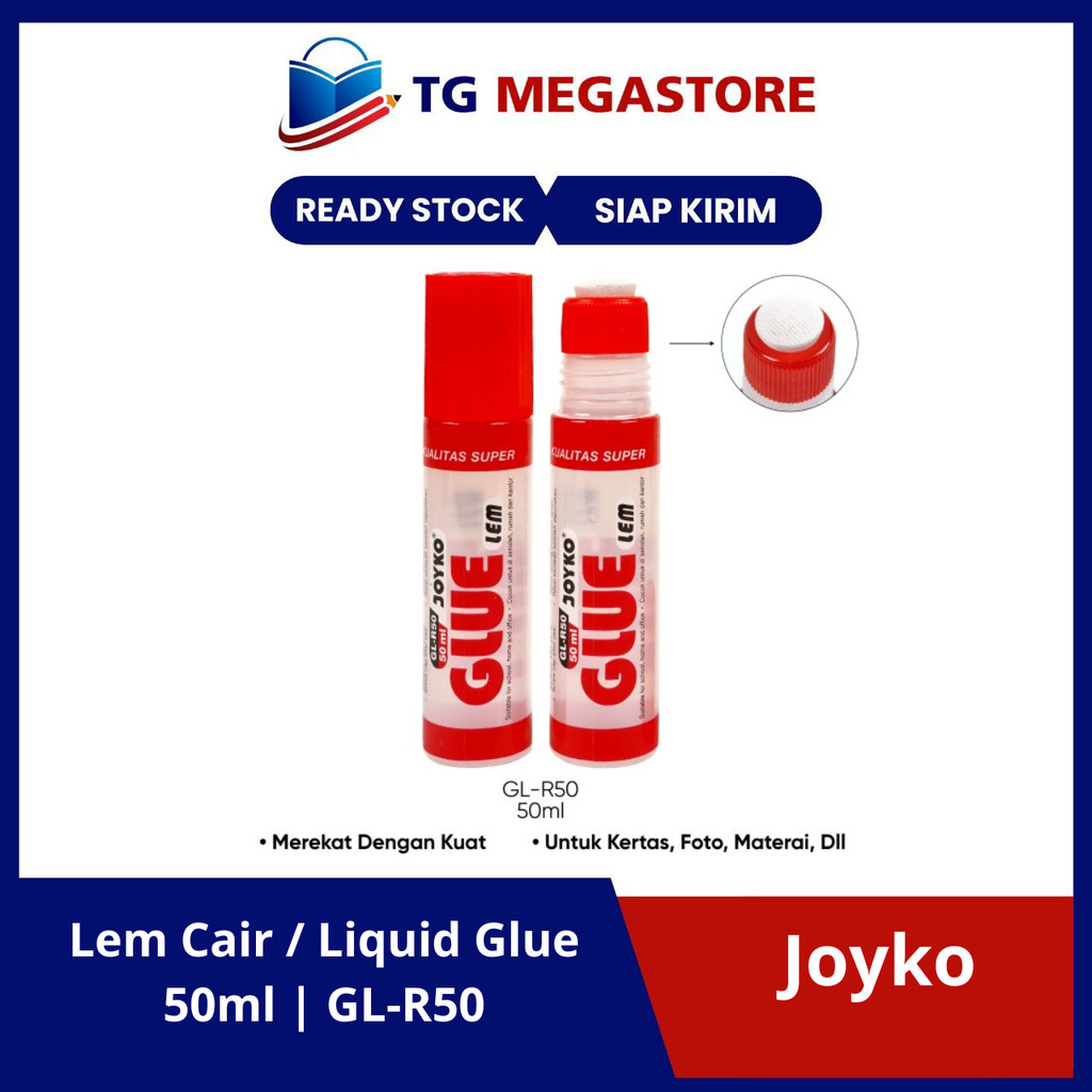 

Lem Cair Kertas / Liquid Glue Joyko 50ml - GL-R50