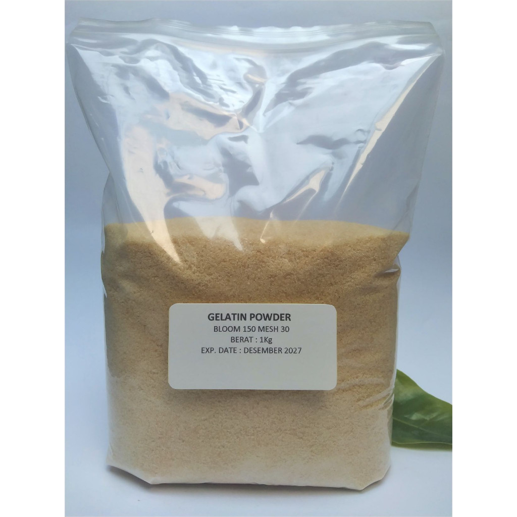 

Gelatin Bubuk /Powder Halal MUI Murah 1Kg Bisa COD