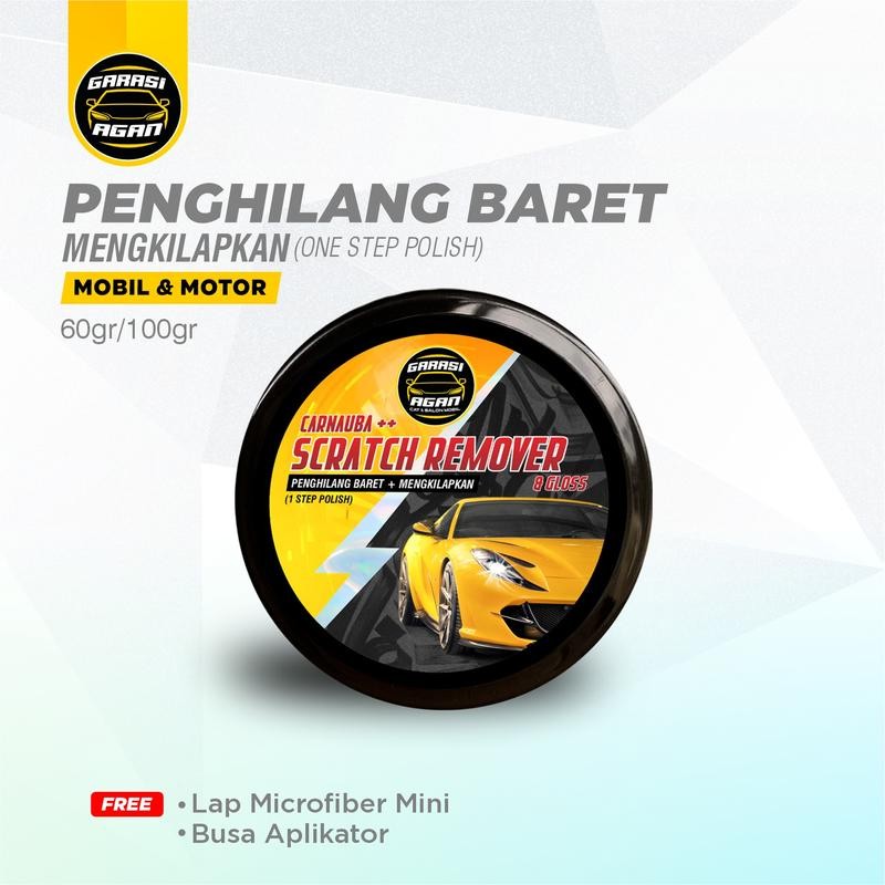 

PENGHILANG BARET AMPUH untuk motor mobil, Compound one step polish, Paint baret Scratch Remover microfiber by GARASI AGAN Kendaraan Car Pengkilap Body