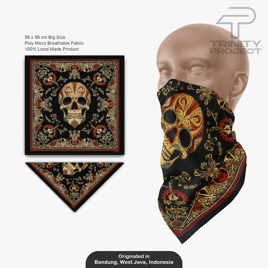 Paisley 2101 - Bandana /Paisley Scarf /Headband /Bandana Slayer Unisex /Skena Aksesoris Outfit Murah