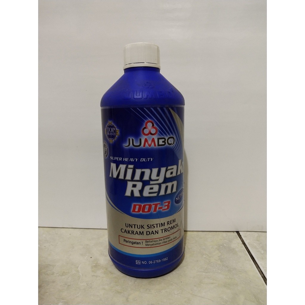 Minyak Rem Jumbo Besar Dot 3 Putih 1000 ML 1 Liter 1L