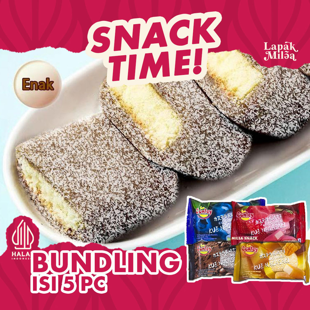

Kue Nagasaki Conley Ice Skin Mooncake Isi 5 pc