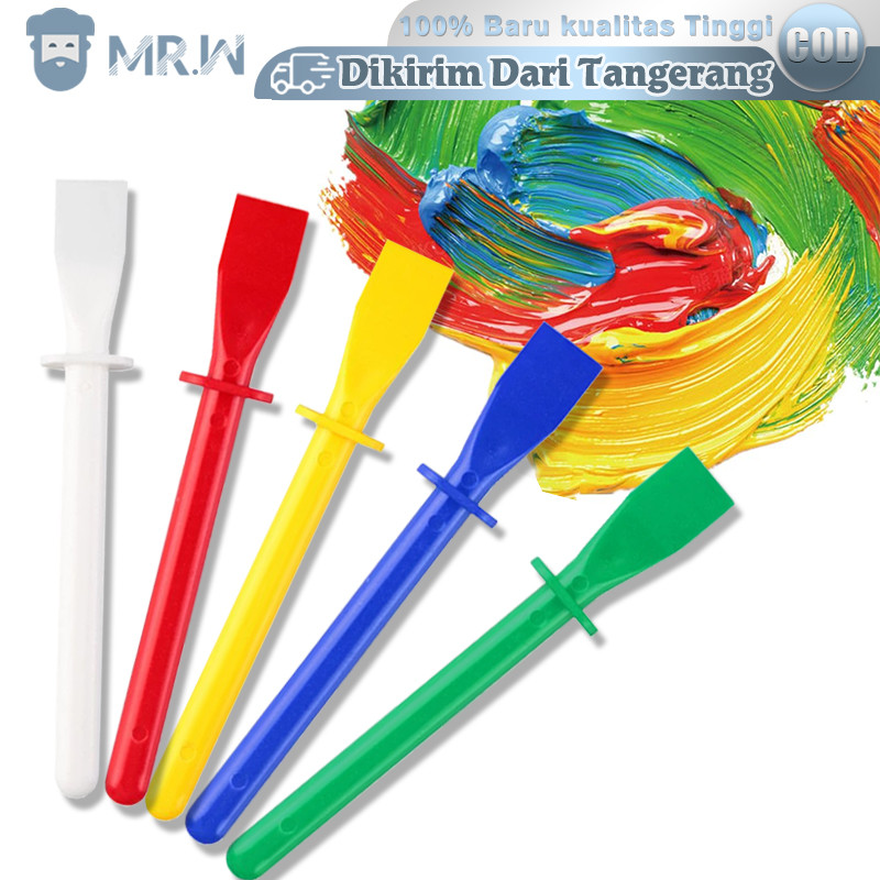

Spatula Lukis 5pcs Clay Knife Plastik Pisau Ukir Tool Set Pottery Sculpting - Pisau Clay Plastik Silicon Pisau Palet Lukis