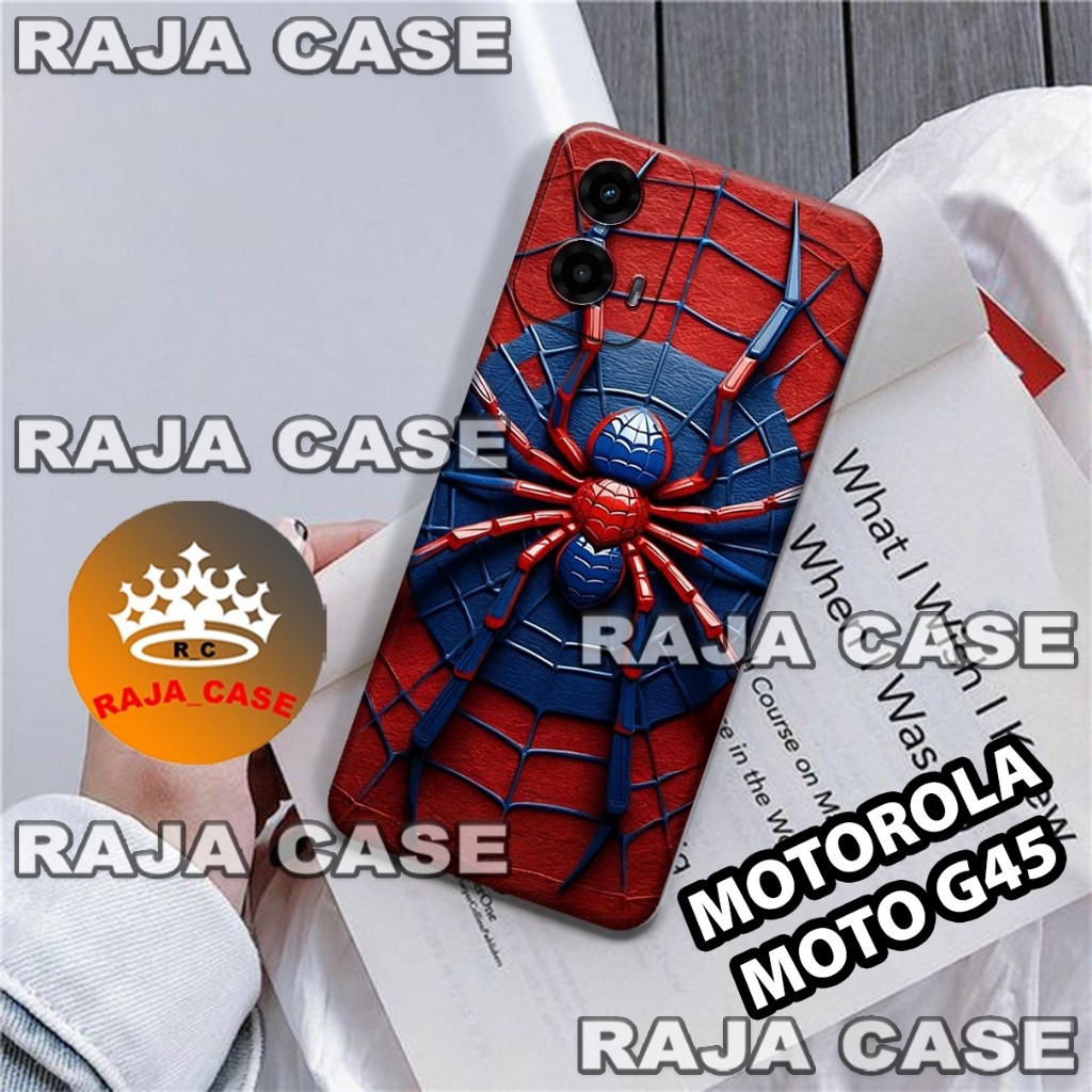 Rc23/Softase karet MOTOROLA MOTO G45 - Motif Spiderman - Case Hp MOTOROLA MOTO G45 - Casing MOTOROLA