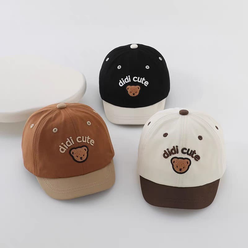 Topi baseball anak laki laki 1-4 tahun motif DIDICUTE premium lucu model terbaru