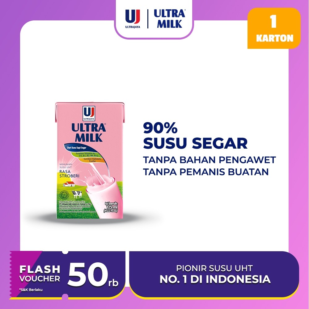 

Ultra Milk Strawberry 125 ml