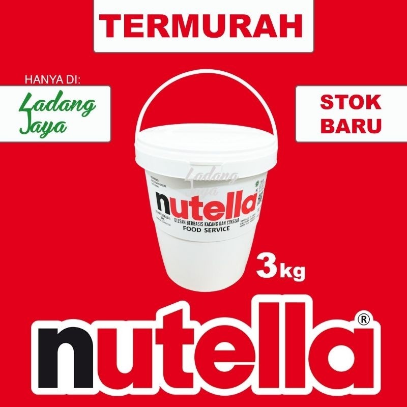 

Nutella 3 Kg | Selai Coklat | Chocolate Spread