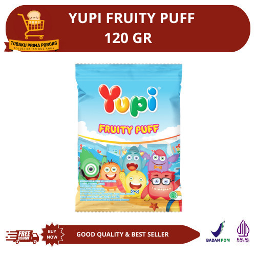 

YUPI FRUITY PUFF 120 GR