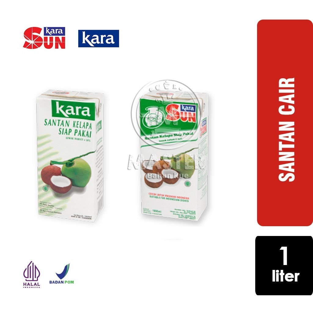 

SUN KARA / KARA Santan Kelapa / Coconut Cream / Santan Instant [1 Liter]